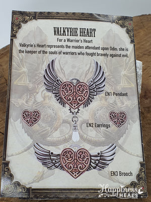 Valkyrie Heart Brooch - Engineerium By Anne Stokes - Reduced to Clear