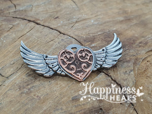 Valkyrie Heart Brooch - Engineerium By Anne Stokes - Reduced to Clear