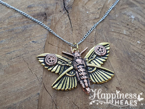 Magradore's Moth Pendant  - Engineerium By Anne Stokes - Reduced to Clear