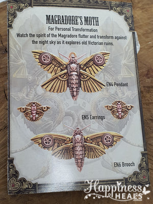 Magradore's Moth Brooch - Engineerium By Anne Stokes
