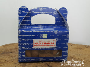 Nag Champa - Backflow Incense Cones - Satya