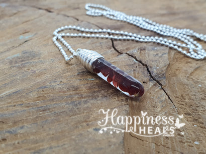 Garnet Chip Necklace - Style 1