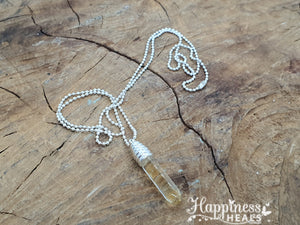 Amber Chip Necklace