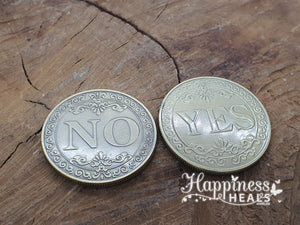 Yes/No Coin - Gold