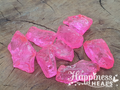 Electrofused Quartz - Blue - Pink - Purple - Pink