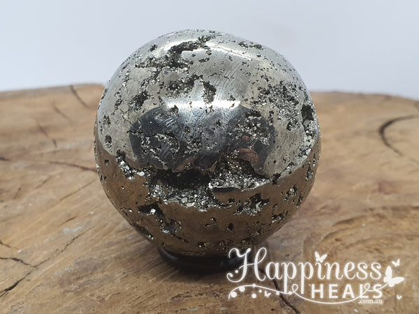 Pyrite Sphere – Abundance, Protection & Empowered Energy