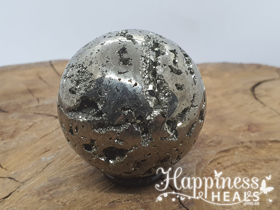 Pyrite Sphere – Abundance, Protection & Empowered Energy