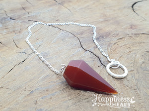 Carnelian Pendulum – The Stone of Energy & Motivation