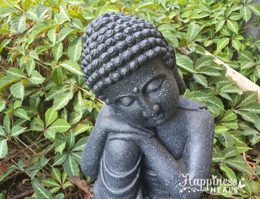 Buddha Rulai Resting - Charcoal