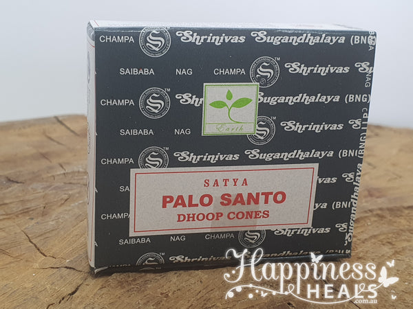 Palo Santo Incense -Incense Cones - Satya