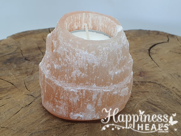 Himalayan Salt Tea Light Candle Holder - Small