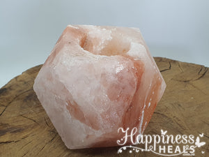 Himalayan Salt Tea Light Candle Holder - Medium