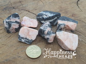 Pink Zebra Jasper raw