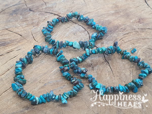 Chrysocolla Chip Bracelet