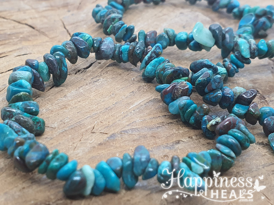 Chrysocolla Chip Bracelet