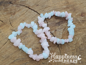 Morganite Chip Bracelet – The Stone of Divine Love & Compassion