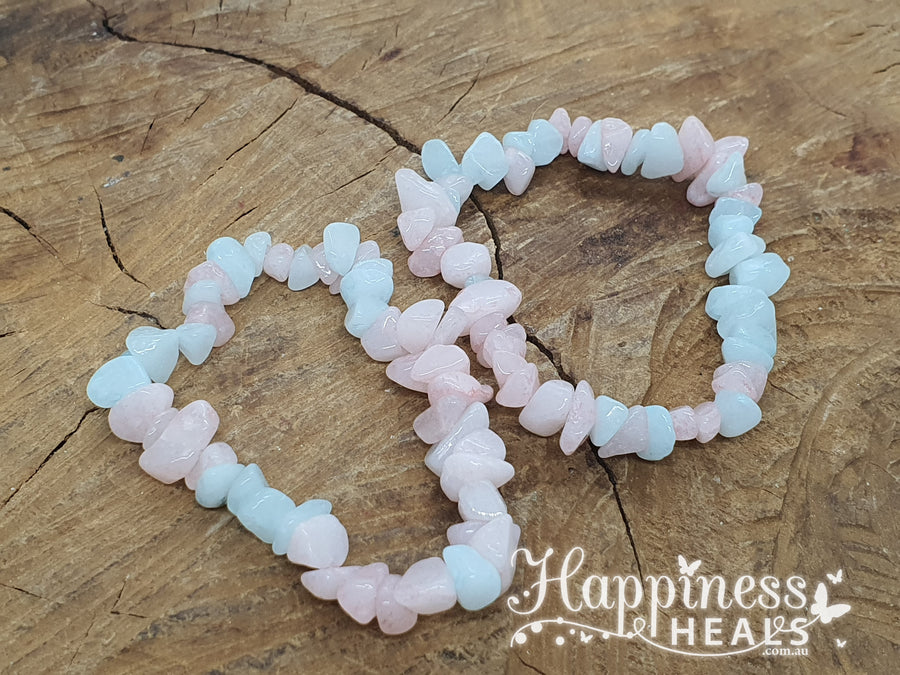 Morganite Chip Bracelet – The Stone of Divine Love & Compassion