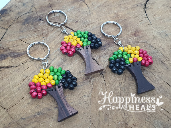 Keyrings - Tree - Coloured