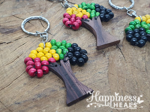 Keyrings - Tree - Coloured