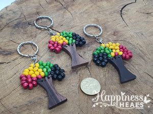 Keyrings - Tree - Coloured