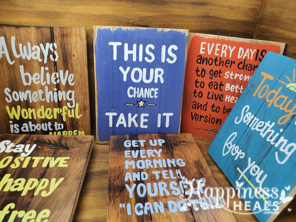 Wooden Sayings Plaque