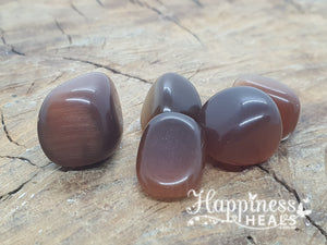 ✨ Cats Eye Tumbled Stones – A Vibrant Touch of Luck & Positivity! ✨