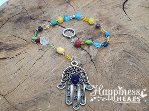 Hamsa Hand - With Crystal Eye