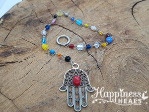 Hamsa Hand - With Crystal Eye