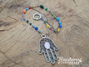 Hamsa Hand - With Crystal Eye