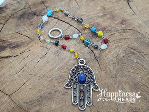 Hamsa Hand - With Crystal Eye