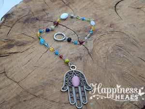 Hamsa Hand - With Crystal Eye