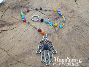 Hamsa Hand - With Crystal Eye