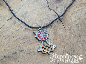 Buddhist Wheel - Briar Dharma Charms