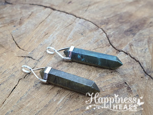Labradorite Double Point Pendant