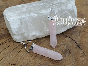 Rose Quartz Point Pendant