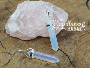 Opalite Double Point - Sterling Silver - Pendant