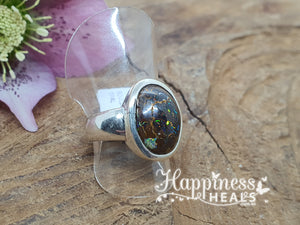 Boulder Opal Ring