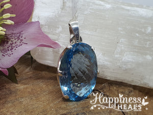 Blue Topaz Pendant