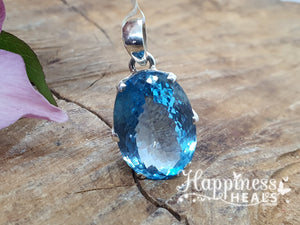 Blue Topaz Pendant