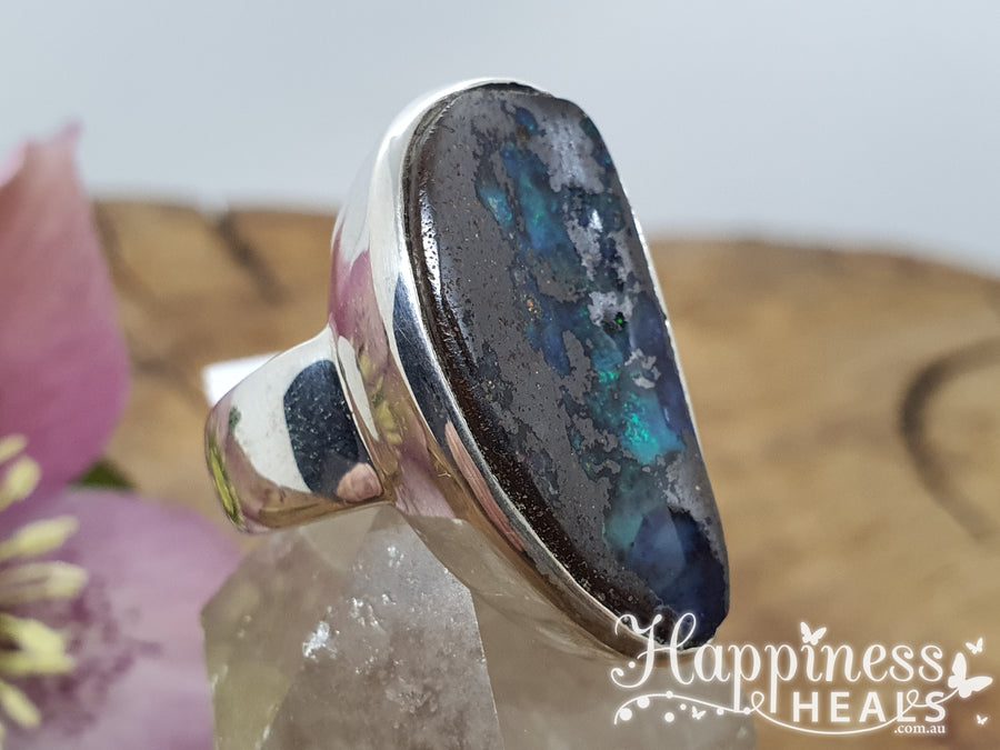 Boulder Opal Ring - 7
