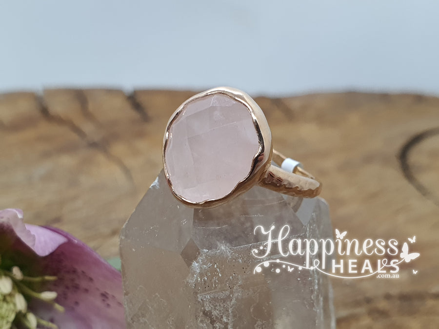 Rose Quartz Ring