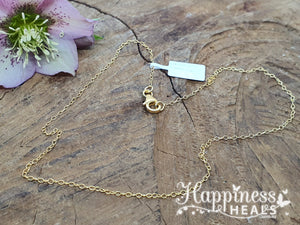 41cm - 2.5 mic Gold Plated Necklace
