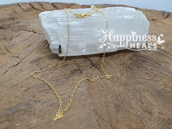 46cm - 2.5 mic Gold Plated Necklace