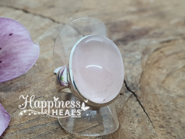 Rose Quartz Ring - 7