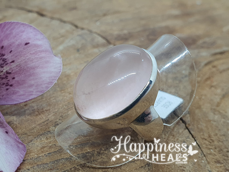 Rose Quartz Ring - 7