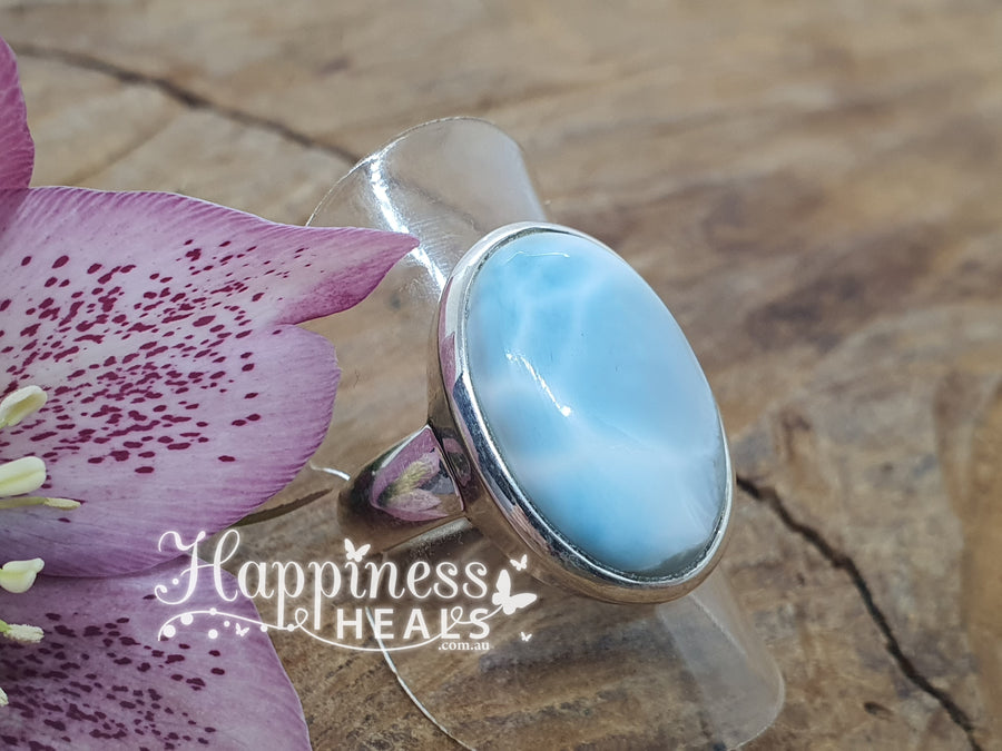 Larimar Ring - Size 7.5
