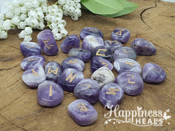 Chevron Amethyst Runes