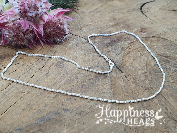Sterling Silver Popcorn Chain - 2mm