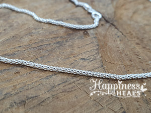 Sterling Silver Popcorn Chain