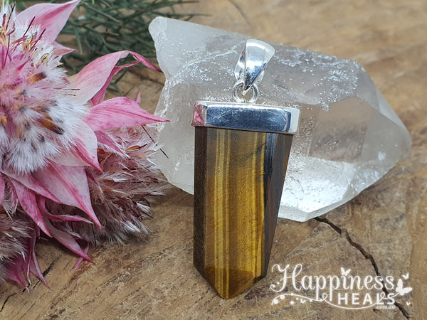 Tiger Eye Point Pendant